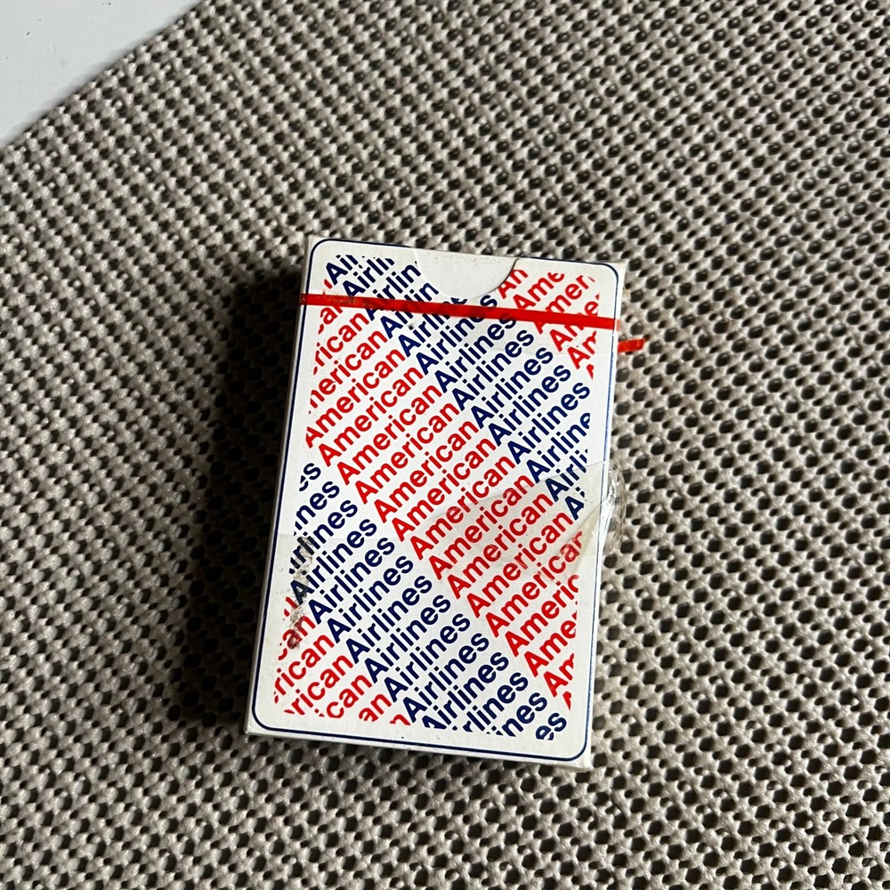 Vintage American Airlines Playing Cards Sealed Deck Aviation Collectible Logo